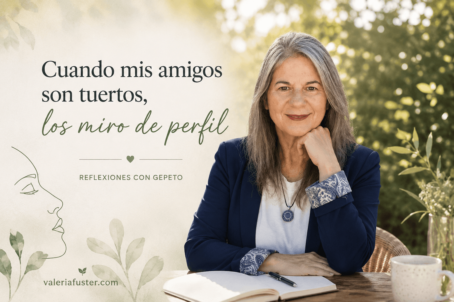 Cuando mis amigos son tuertos, los miro de perfil